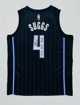 JALEN SUGGS Autographed &quot;2021 #5 Pick&quot; Orlando Magic Black Jersey FANATICS - £389.89 GBP