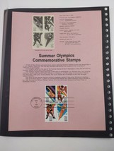 Postal Summer Olympics Commemorative Stamps First Day Of Issue 5/4/84 - £9.69 GBP