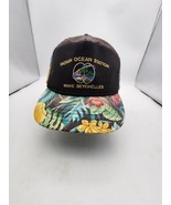 Derby Cap Vtg Floral Adj Indian Ocean Station Mahe Seychelles 1976 - $39.66 CAD