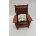Dollhouse Miniature Raine Mission Style Rocker Chair - £46.77 GBP