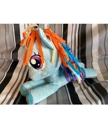 My Little Pony MLP Rainbow Dash Hasbro Plush 12” Long Stuffed Animal 2016 - $348.92 MXN