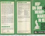 British Railways Hop on Our Merry Maker in 1972 Brochure  - $15.84