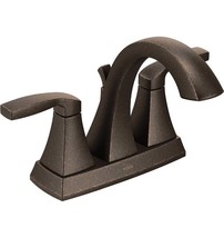Moen Voss 6901ORB Oil Rubbed Bronze Two-Handle High Arc Bathroom Faucet - £188.41 GBP