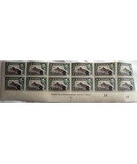 Ceylon 1935 Royalty Stamp 12 x 3 Cents One Sheet Adams Peak - $77.81 CAD
