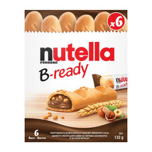 4 Boxes of Ferrero Nutella B-Ready Crispy Wafer Cookies 132g Each -Free ... - £30.24 GBP