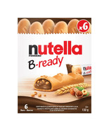 4 Boxes of Ferrero Nutella B-Ready Crispy Wafer Cookies 132g Each -Free ... - £29.69 GBP