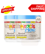 2 PACK OF Miracle Moo Mother Natures Bovine Colostrum 60 SV, FREE SHIPPING - $532.62 MXN