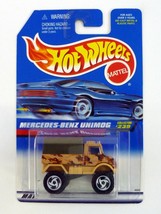 Hot Wheels Mercedes-Benz Unimog #239 Tan &amp; Brown Die-Cast Truck 1998 - £4.08 GBP