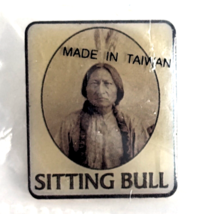 Sitting Bull Hunkpapa Lakota Sioux Teton Dakota Native American Chief Pin Mafco - $26.00