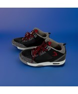 SHAQ High Top Basketball Shoes Sneakers Black Gray Red - Boys Size 6 - $410.94 MXN