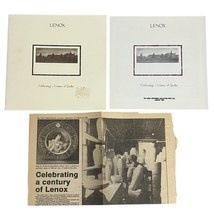 Vintage 1989 Lenox Celebrating a Century Of Quality Booklet Price List H... - $11.40