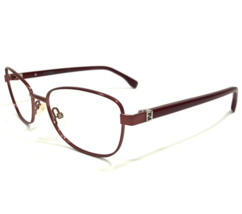 Fendi Eyeglasses Frames FF0012 PFZ Purple Bordeaux Cat Eye Wire Rim 53-1... - £55.03 GBP