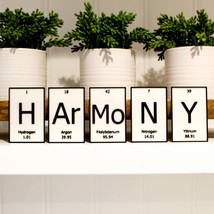 HArMoNY | Periodic Table of Elements Wall, Desk or Shelf Sign - £9.43 GBP