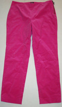 Womens Worth New York Pants High Waist Pink Office 12 NWT $298 Ankle Cor... - £233.08 GBP