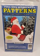 NEW SANTA CLAUSE Full Size Woodcraft Patterns Seated 1996 Winfield Colle... - £7.57 GBP