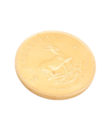 22K GOLD Vintage Coin Solid Carved South African 1981 Heavy Coin  GOT086 - $4,666.41 CAD