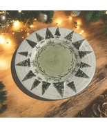 Yankee Candle Christmas  7 1/2&quot; Plate for Pillar Candle Holder Embossed ... - $15.87