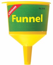small Plastic Yellow FUEL FUNNEL 2 1/4&quot; for stove lantern fuel COGHLAN&#39;S... - $14.62