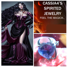 Haunted NECKLACE VIOLET MISTRESS FEMALE VAMPIRE MAGICK SPIRIT VESSEL WITCH  image 2