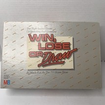 Vintage Win Lose or Draw Board Game by Milton Bradley Based On The TV Game Show - £6.36 GBP