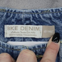 BKE Shorts Womens 25 Blue Vintage  Denim Flat Front Stretch Juniors Bottoms - £18.16 GBP