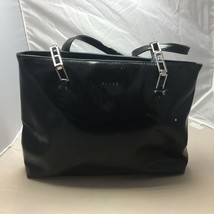 Vintage 90s Guess Womens Black Classic Shoulder Bag Purse Chain Straps - $49.99