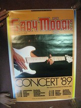 Gary Moore Poster Thin Lizzy Concert 1989 Germany Tour Dates - $5,147.65 MXN