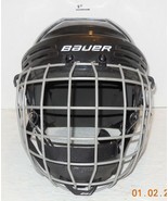 Bauer BHH2100S Ice hockey Black Helmet Size Small Cage 6 1/2&quot; TO 7 1/8&quot; - $982.49 MXN