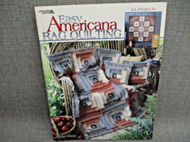 Easy Americana Rag Quilting Pattern Book 2002 Texas Star Old Glory Leisu... - $11.39