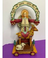 Demdaco Americana Christmas Angel Deer and Lamb Figurine #32019 Kathy Ki... - £39.21 GBP