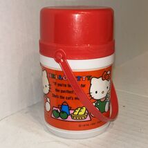 Hello Kitty Vintage Sanrio Water Bottle 1991 Japan Red Rare Collectable E3 - $24.45