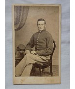 Civil War Soldier CDV Photo Casper Fahnestock 9th Regiment Company E - $93.50