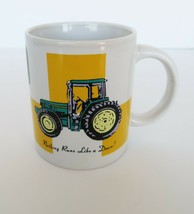 John Deere 14 oz coffee cup mug by Gibson &quot;Nothing Runs Like a Deere&quot; - £11.77 GBP