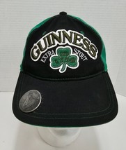 PreOwned Guinness Extra Stout Shamrock Snap Back Hat Cap W/Bottle Opener On Bill - £11.78 GBP