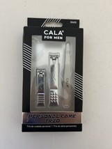 Cala Personal Care Trio Premium Quality Nail Clippers for Men - £11.44 GBP