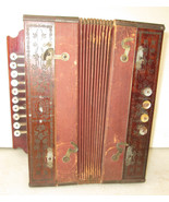 Antique Beaver Brand Accordion Ten Key  Accordeon Restoration / parts - €110,33 EUR
