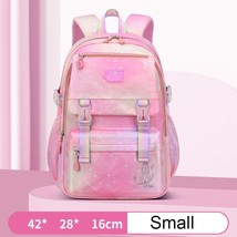 School Backpacks Girl Primary School Bag For Kids Gradient Orthopedic Waterproof - £40.58 GBP