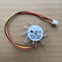 T124010SL DC12V 0.10A 3-wire Graphics Card Cooling Fan 30x30x23mm - $13.81