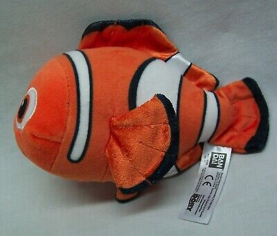 Walt Disney Finding Nemo VERY CUTE SOFT NEMO FISH 6" Plush STUFFED ANIMAL BANDAI - $16.34