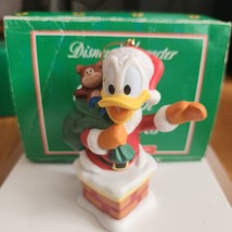 Disney Grolier Collectibles Donald Duck Porcelain Treasures Christmas Or... - $14.01