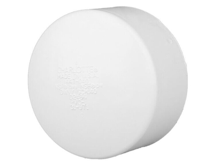 Charlotte Schedule 40 2” DWV PVC Pipe Cap, Solvent Weld - $6.79