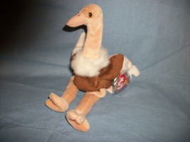 TY Beanie Babies Stretch The Ostrich With Hang Tag  9/21/97 - $2.51