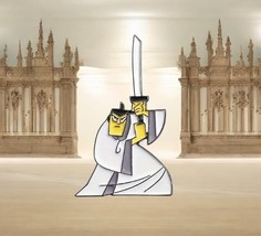 Samurai Warrior Enamel Pin | Iconic Cartoon Sword Master Collectible Pin - $11.87
