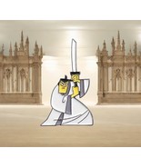 Samurai Warrior Enamel Pin | Iconic Cartoon Sword Master Collectible Pin - $11.87