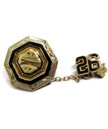 Gold &quot;L&quot; 1926 High School Vintage Neck Tie Pin Tack Lapel Antique - $148.49