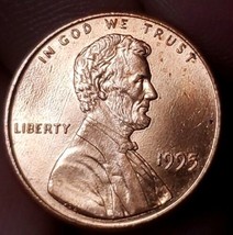 1995 Lincoln Cent Doubling On Reverse And Obverse Free Shipping  - £3.91 GBP