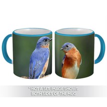 Eastern Bluebird : Gift Mug Bird Watcher Photo Nature Blue Bird - £12.70 GBP