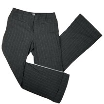 STUDIO 1940 Flared Pants Womens Sz 10 Gray Metallic Striped Mid-Rise W30 L31 - £7.41 GBP