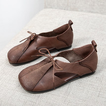 Women&#39;s Sandals Summer Genuine Leather Handmade Ladies Shoe Leather Sandals For  - £60.23 GBP