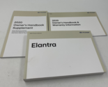 2020 Hyundai Elantra Owners Manual Set OEM F04B27056 - $49.49